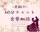 恋結び❀60分間チャットで丁寧に恋愛相談のります どんな恋にも道はあり。もやもやをほどいて恋を結びましょう❀ イメージ1