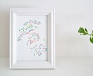 出産祝い・記念に｜赤ちゃんのイラスト制作します 記念にもグッズにも使える1枚です イメージ3