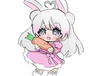 立ち絵、アイコン、夢絵など描きます ふわふわ可愛いイラストをお求めの方へ イメージ3