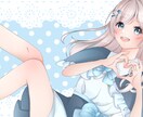 1枚絵・SNSアイコン・ヘッダーお描きします SNSアイコン、ヘッダー、歌ってみたサムネイル等お描きします イメージ3