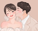 アイコン、サムネ等に♡最適なイラストを描きます 柔らかな雰囲気のイラスト♡お写真を元に作成も可能です！ イメージ1