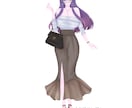 かわいいキャラクターの全身立ち絵を制作します SNS・配信・TRPGに使える立ち絵を丁寧に制作します！ イメージ2