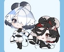 可愛いミニキャラ描きます 1.5〜3頭身のSDキャラクターイラストを描きます イメージ7