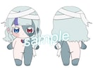 推しぬいのデザイン画を制作します 正面&背面付きでより分かりやすく！ イメージ2