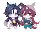 シンプル可愛いデフォルメ描きます あなたのキャラクターを私のミニキャラで可愛く描きます！ イメージ8