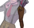 最低額500円からTRPG 立ち絵描きます かっこいい、アンニュイなタッチのキャラクター等描きます イメージ3