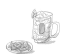 即日◎味のある手書き風イラスト制作します 挿絵、ポップなど多様な用途でご利用頂けます イメージ6