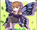 チョコシールサイズのイラストをご提供します あなた自身やオリキャラがビックリマンシールに！！ イメージ3