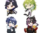 可愛いSDキャラクター描きます 配信やSNSなどに使いやすいSDキャラクターを描きます！ イメージ3