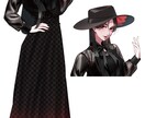 ゲームやTRPG,活動用の全身立ち絵制作いたします イケメン、美女からおじさんまで幅広く描けます！ イメージ3
