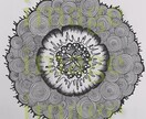 曼荼羅風イラスト手描きで描きます 個性的なモチーフ、ならではのデザインで描いていきます イメージ3