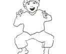 個性的な絵柄で目を惹く人物イラストを描きます アイコンや壁紙用に現役美大生のイラストはいかがですか？ イメージ3