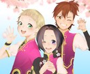 頭身高めのイラスト描きます アイコン・ヘッダー、立ち絵等、一枚絵 イメージ8