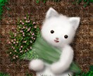 モフモフのミニチュア風動物イラストを作成いたします フェルト風動物イラストでホームページやチラシに彩りを イメージ1