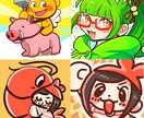 フルカラー！SNSアイコン制作します 今すぐほしい！手軽にお願いしたい！そんなお客様におすすめ！ イメージ3