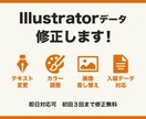 Illustratorデータの修正・変更します ai形式ファイルの文字・画像・色変更等をご希望の方に。 イメージ1