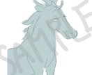 動物やモンスターのゆるいイラスト描きます 脱力感とほのかなふてぶてしさのある可愛い動物イラストです イメージ3