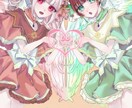 SNSのアイコン、立ち絵、可愛く仕上げます 色合い豊かなイラストをお届けします！ イメージ2