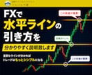 FXで水平ラインの引き方を分かりやすく説明致します FXで水平ラインの引き方が分からず困っている方へ イメージ1