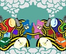 タトゥー、Tシャツデザイン等幅広く承ります シンプルで少し風変わりなあなただけのデザインをお届けします イメージ8