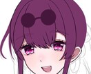 かわいい女の子のアイコンを描きます 丸いまつ毛、目尻の長いまつ毛がかわいいです！ イメージ2