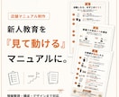 新人アルバイト向けの店舗マニュアルを制作します バラバラな業務を「見て動ける」資料に整理 イメージ1