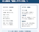 既存の求人原稿を現場目線で読みやすく整えます 店長経験12年｜タイトル3案と不足情報も納品 イメージ3