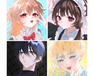 かわいいからかっこいいまでイラストをお描きします アイコン、1枚絵、立ち絵、ミニキャラなどお描きします。 イメージ1