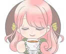 商用可〇SNSで目立つアイコン描きます 小物1点無料♪アイコンの丸枠にぴったり！オンリー1のイラスト イメージ2