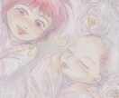 女の子とお花の優しい水彩画描きます 透明感ある雰囲気の色とデザイン。似顔絵、創作対応できます。 イメージ6