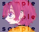 厚塗りでシックなイラストアイコンを制作します おしゃれなエモいアイコンでSNSを彩りたい方に イメージ4