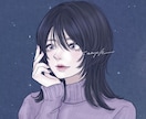 韓国風｜クールで綺麗めな女の子イラスト描きます 可愛いだけじゃ物足りない。クールなイラストを探している貴方へ イメージ5