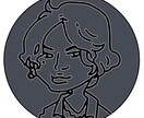 世界に一つだけのあなたの似顔絵を作成します シンプルで分かりやすい似顔絵で注目度UP! イメージ3