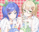 イラスト全般・キャラクターイラスト制作します SNSアイコン、活動の立ち絵、動画のサムネイルなど イメージ5