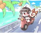 小さくかわいいまめめちびイラストを描いています 配信者向けのイラスト！スタンプやグッズ用として使えます! イメージ4