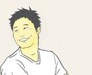 お写真を元にさわやか系似顔絵描きます SNSのアイコン等にお役立てください イメージ1