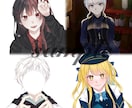 立ち絵・アイコン・1枚絵などの制作承ります TRPG用立ち絵やキャラデザからの制作可能です！ イメージ3