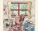 絵本作家が描くペン画イラスト30×30cm作ります 原画を飾ったり。会社案内やポスター、広告に存在感を与えます。 イメージ3