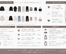 もう悩まない！1週間分コーディネート提案ます 少ないアイテムでも組み合わせ次第で毎日オシャレに！ イメージ2