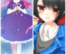 可愛い女の子のイラストで各種SNS用のアイコンおかきします！ イメージ3