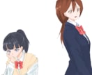 壁紙やポスターに使えるようなイラストを描きます 壁紙やポスターのイラストが必要な方向け。可愛い方の絵柄です。 イメージ2