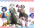 商用OK！かわいい立ち絵や一枚絵制作します 一枚絵、立ち絵、SNSアイコン、歌ってみた等対応可能！ イメージ9
