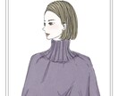 オシャレで素敵な女性のイラストお描きします お誕生日プレゼントや似顔絵、アイコンにも！◎ イメージ5
