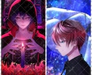 実績200件超♢繊細で鮮やかなイラストお描きします 配信・活動で映える、印象に残るイラストを制作します！ イメージ5