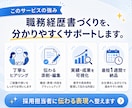 あなたの経験を活かす 職務経歴書を作成します あなたの経験を武器に、新たな一歩へ。 イメージ9
