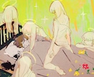 画面のスクロールを止めるイラストを描きます 動画内・サムネイル・壁紙・ポスター等お好みの形で イメージ6