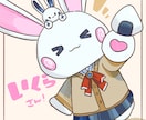 キラキラ彩色！ かわいいデフォルメキャラを描きます コンカフェ•メイドカフェなどのグッズに！ イメージ8