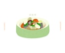 食べ物イラスト制作｜ごちそうの一瞬を絵にします 食べ物イラスト制作シンプル×ポップ×あたたかみ◎商用利用OK イメージ4