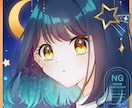 おめめキラキラな可愛いアイコンを作成します ～クオリティ高い可愛いのSNSアイコンを提供します～ イメージ3