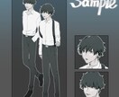 立ち絵制作します TRPG、SNS等に使用する立ち絵を制作します イメージ3